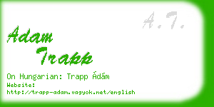 adam trapp business card